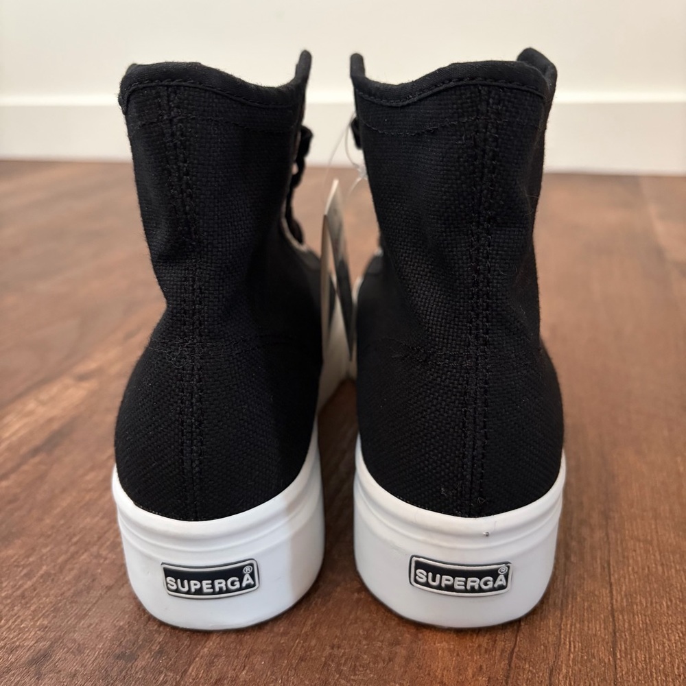 Superga High-Top Platform Sneakers - Picture 4 of 9